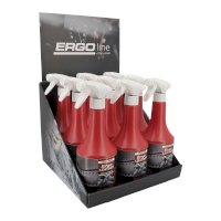 Lot de 9 nettoyants désincrustant cuir ERGO LEATHER avec présentoir